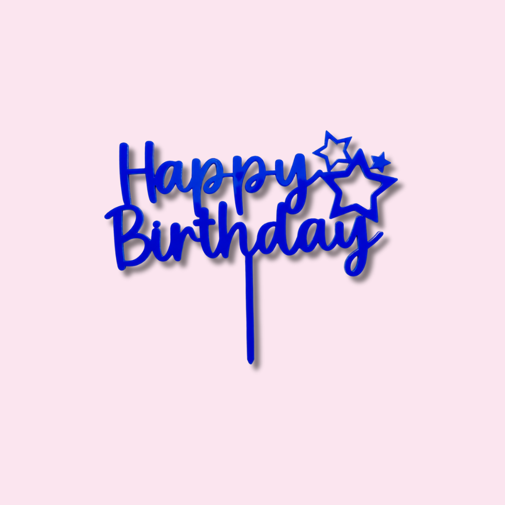 Star Birthday Cake Topper