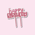 Pink Birthday Day Toppe