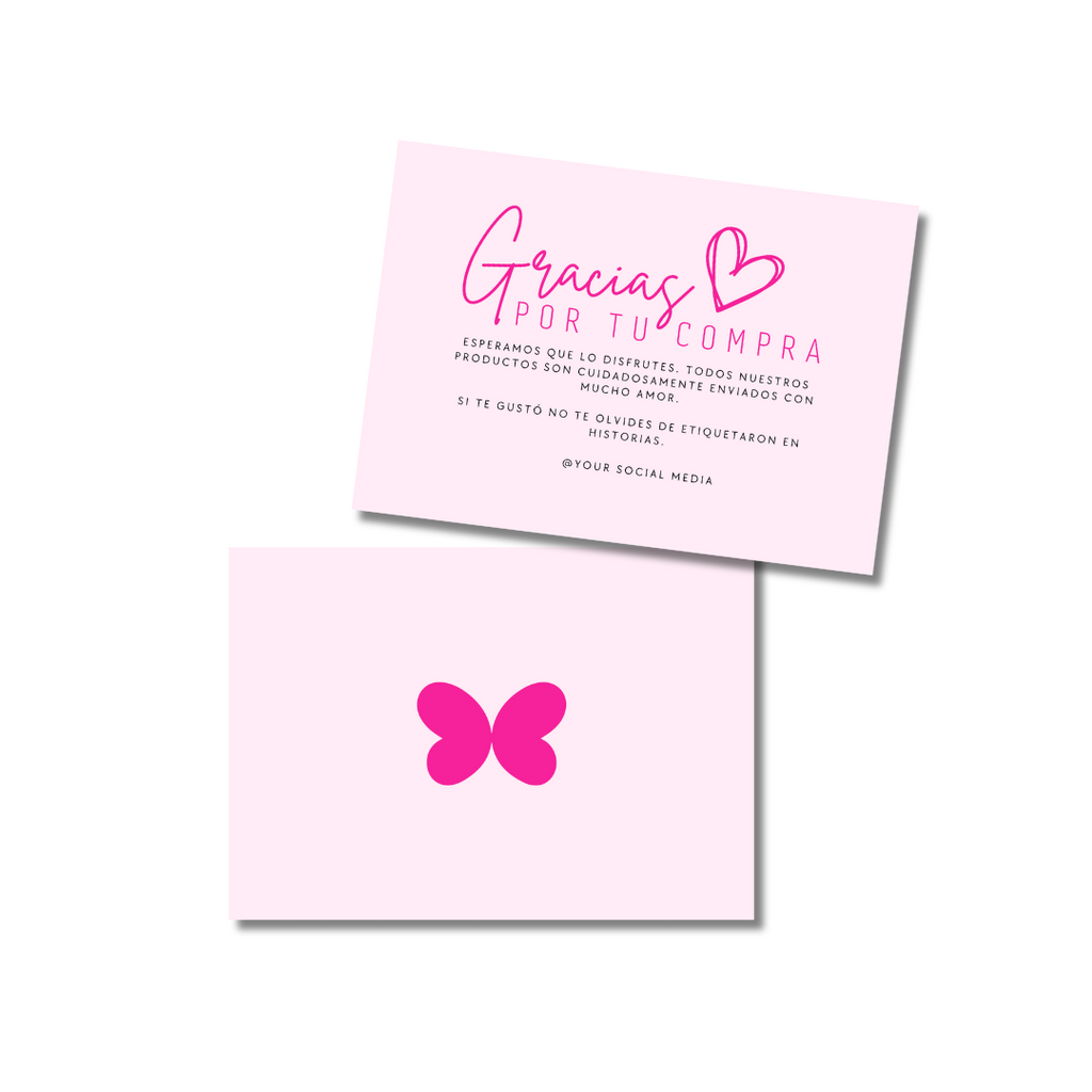 Tarjetas de Agradecimiento
